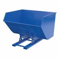 Vestil No Bump HD Hopper 5CbYd Blue D-500-HD-NB